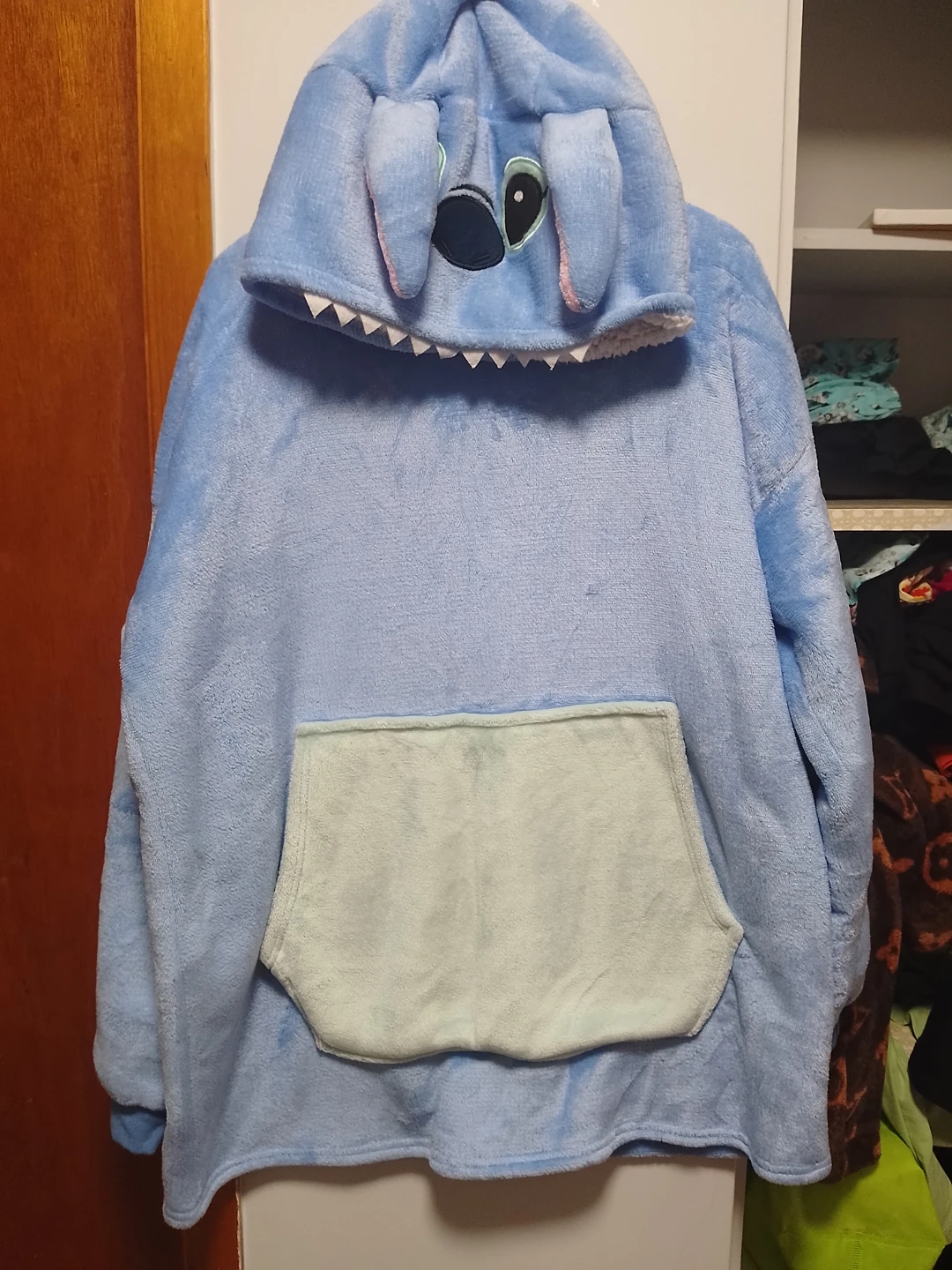 Stitch oversized wearable blanket hoodie Adult