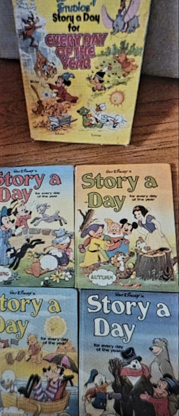 Walt Disney Story a Day Book Set lot of 2 sets - photo 2