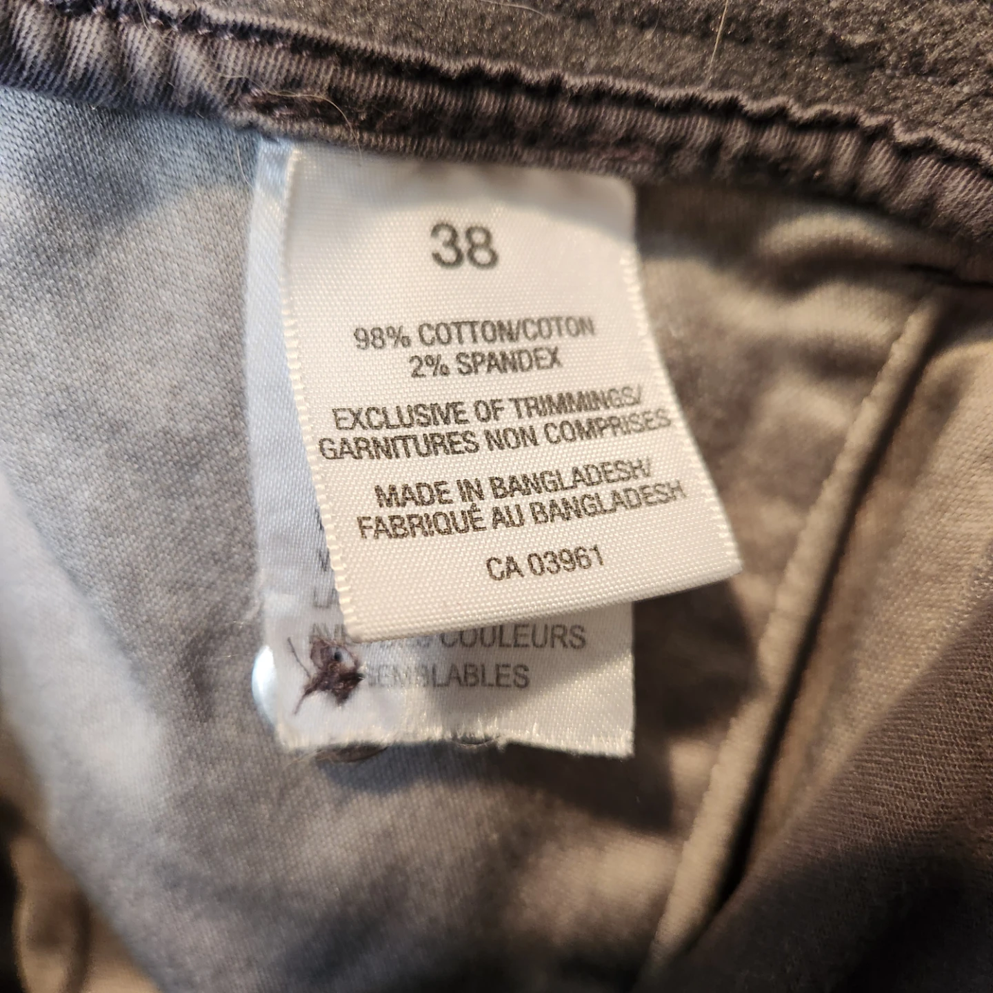 Mens Grey Cotton Blend Shorts - photo 3