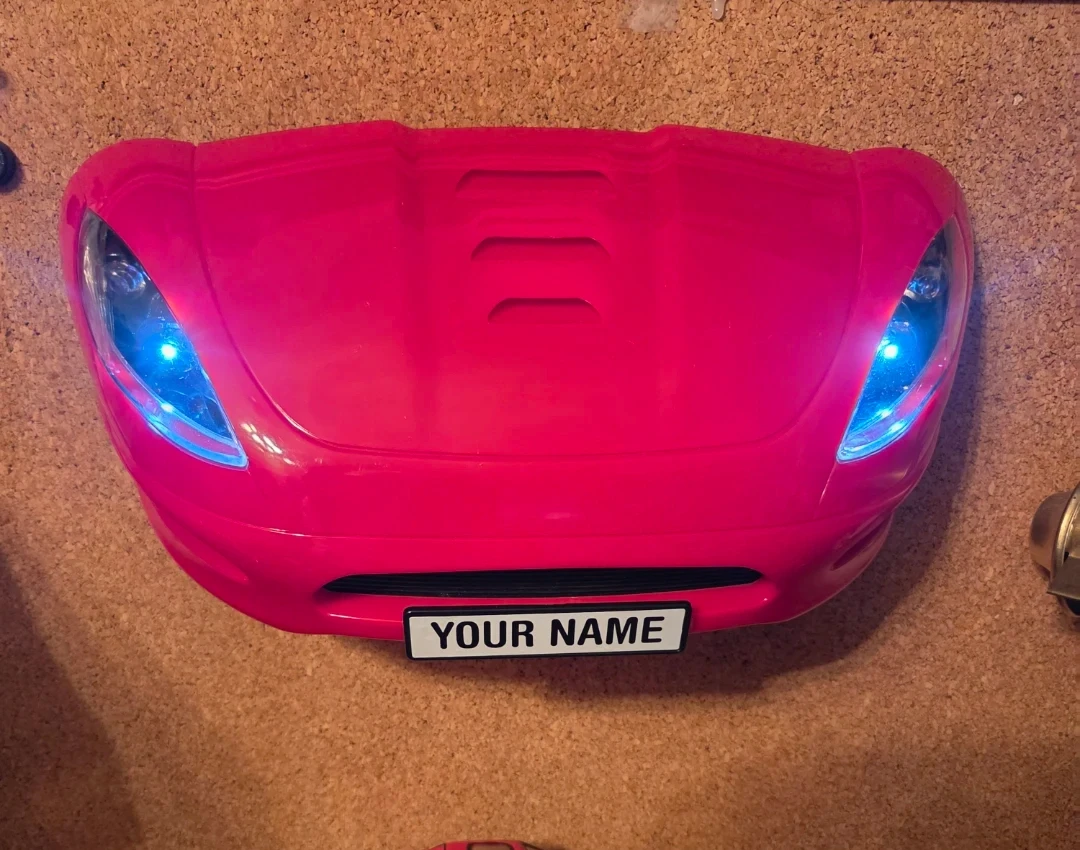 Red Sports Car 3D FX  Wall Light