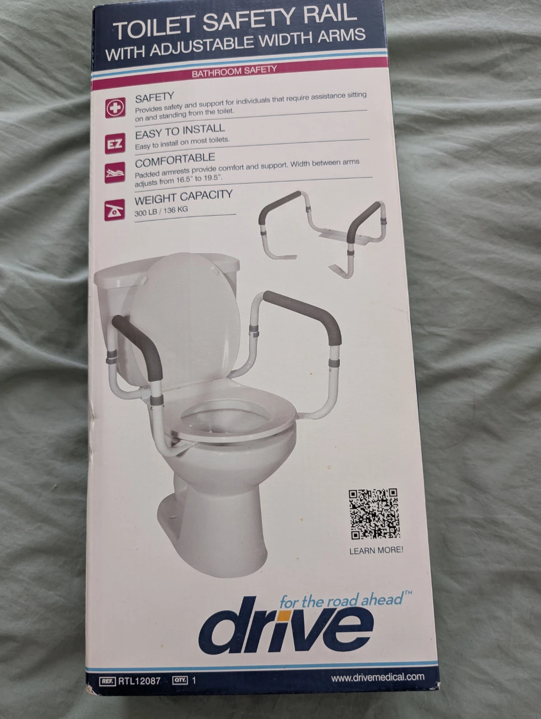 Drive Medical Toilet Safety Rail