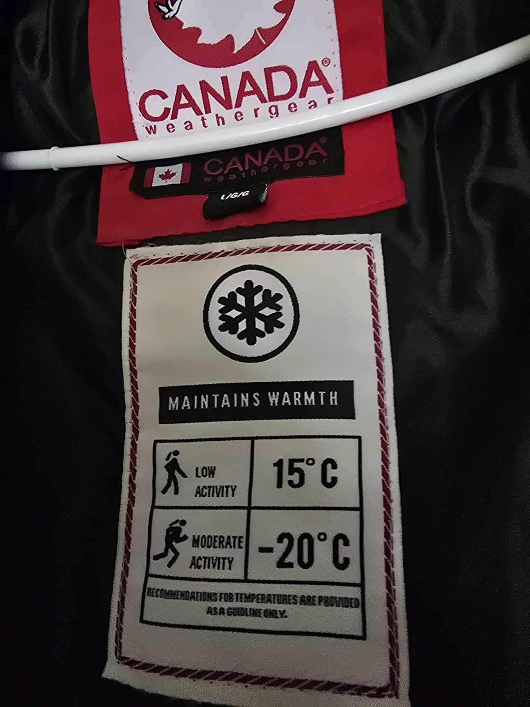 Canada Weathergear Black Winter Coat Large - photo 3