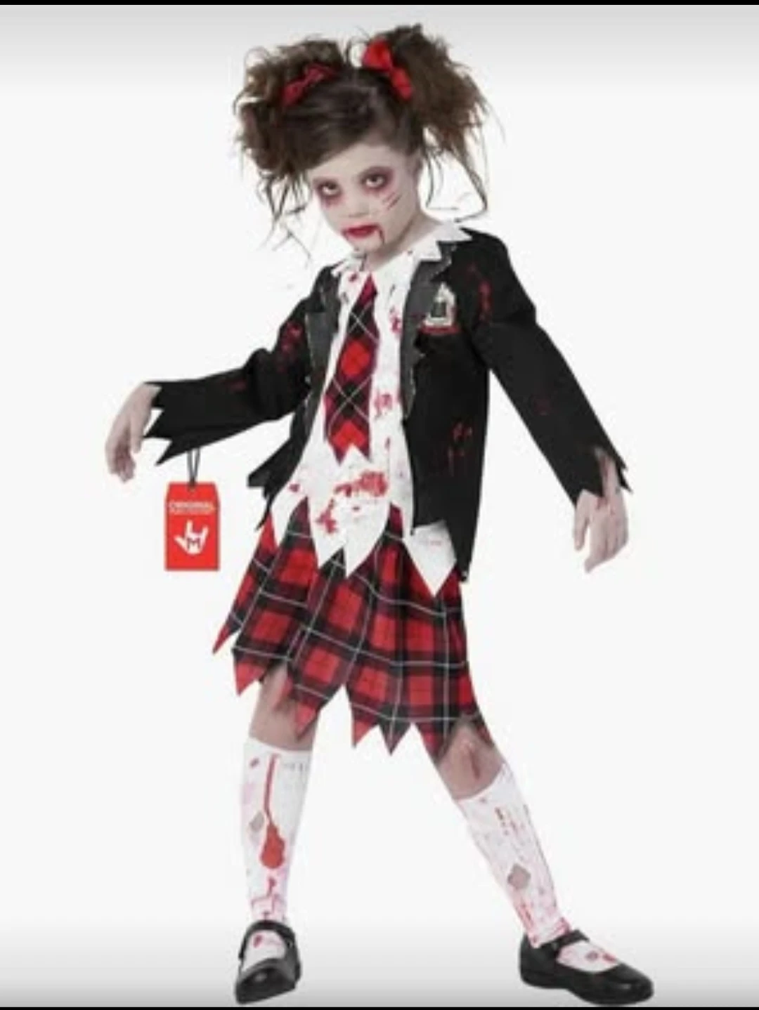 Medium-Morph Costumes School Girl Zombie Costume