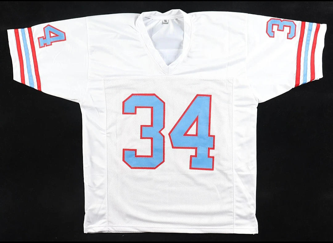 Cutsom Autographed Earl Campbell Houston Oilers Jersey - photo 3