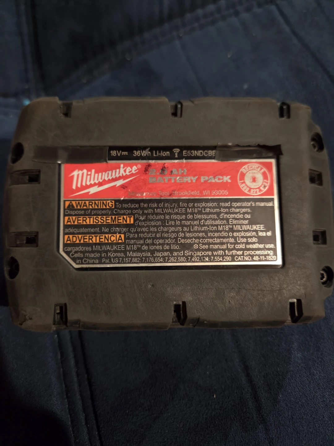 Milwaukee M18 REDLITHIUM CP2.0 Battery - photo 3
