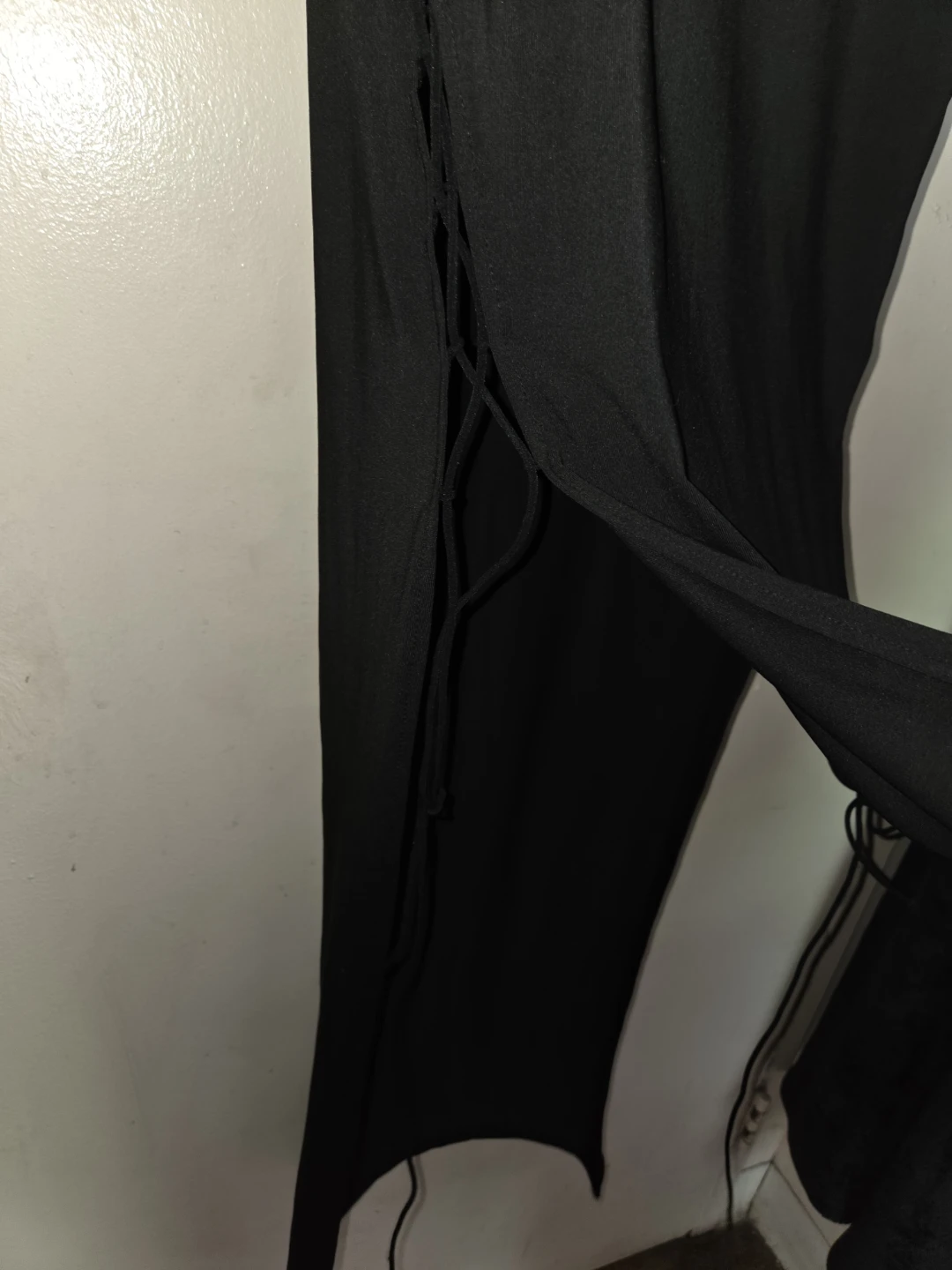 Long Pique-Chest Dress W/ L. & R. Thigh Lace-Up in a Ladies L - photo 2