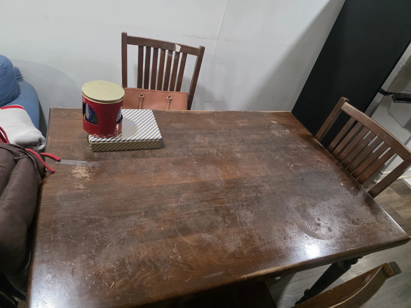Solid Wood Dining Table and Chairs