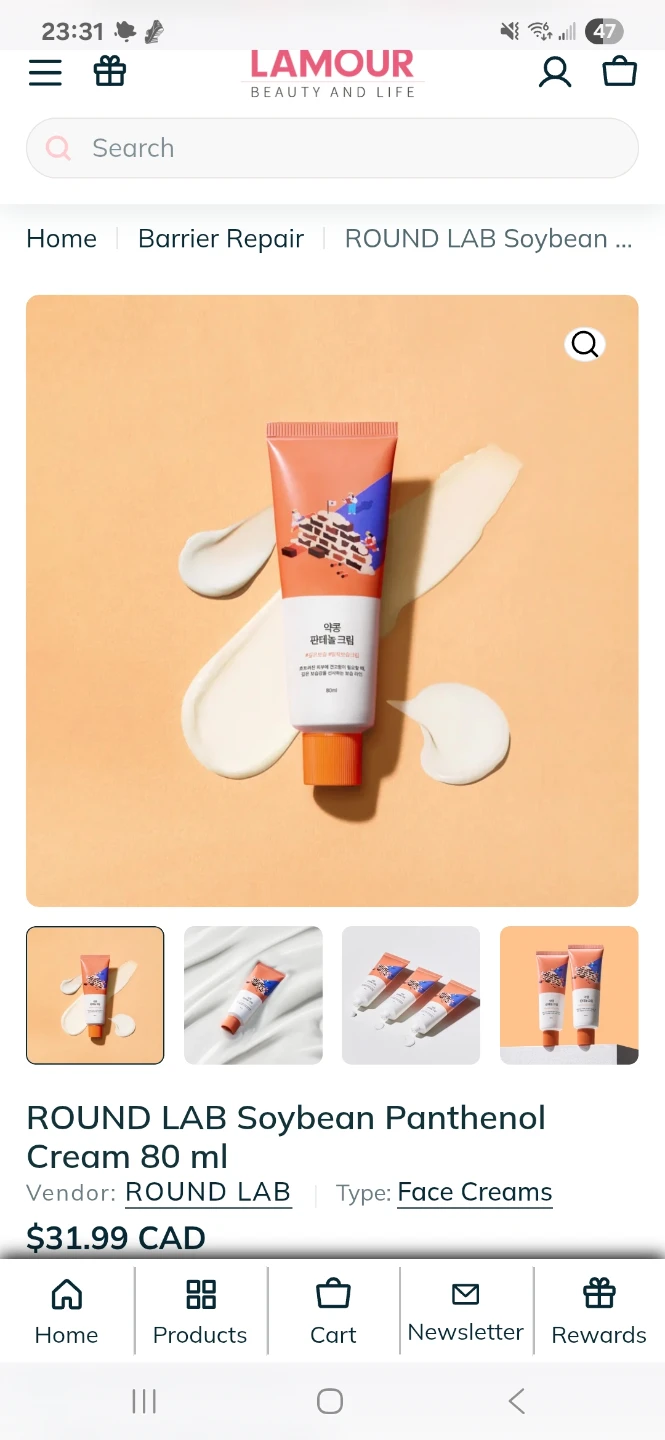 ROUND LAB Soybean Panthenol, Camellia Collagen Firming Creams - photo 2