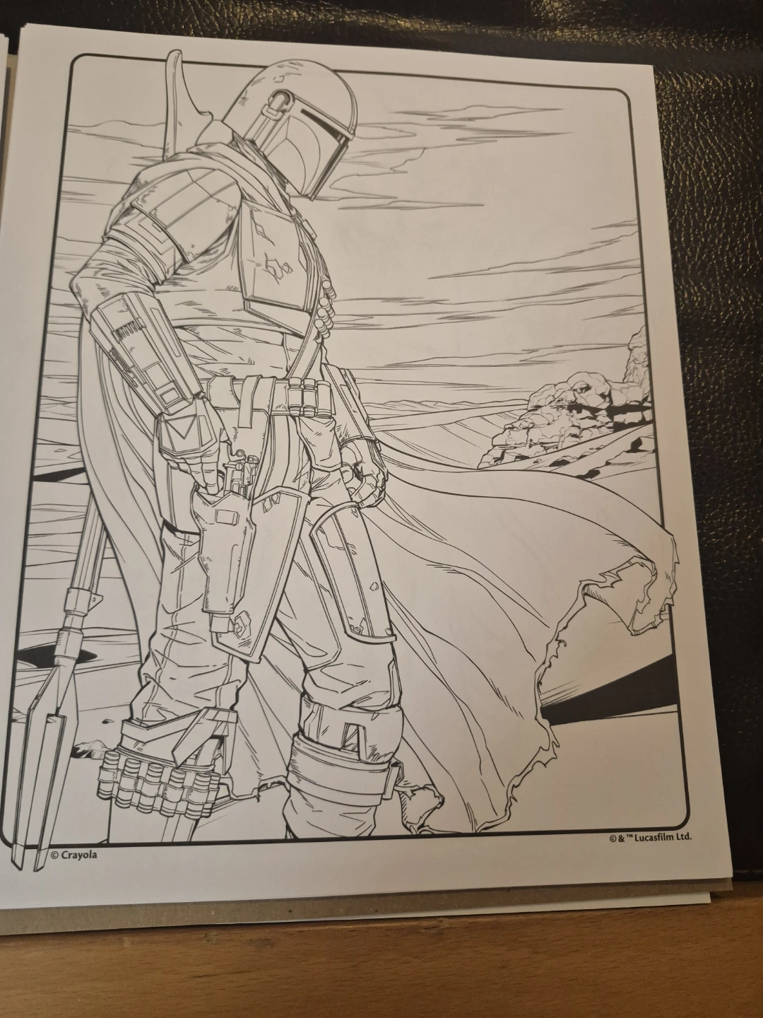 Crayola Art with Edge Star Wars The Mandalorian Coloring Book - photo 4