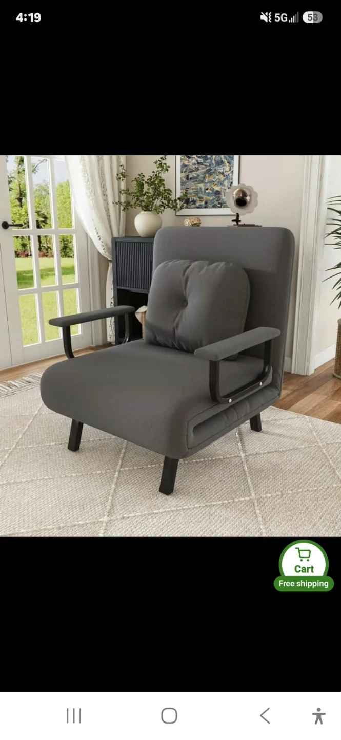 Convertible Sofa Chair and Bed