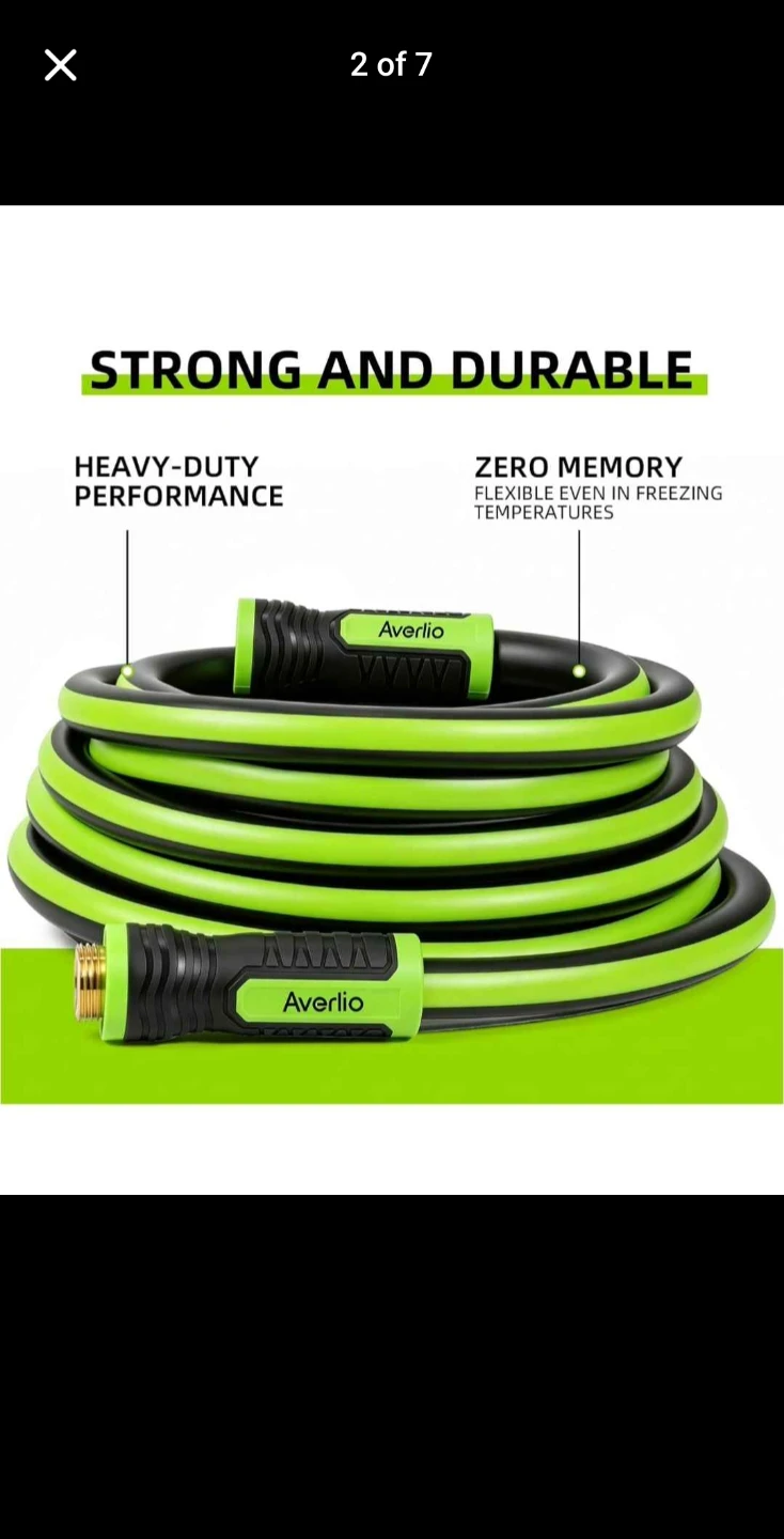 Averlio 50' x 5/8" Heavy Duty Water Hose - photo 2