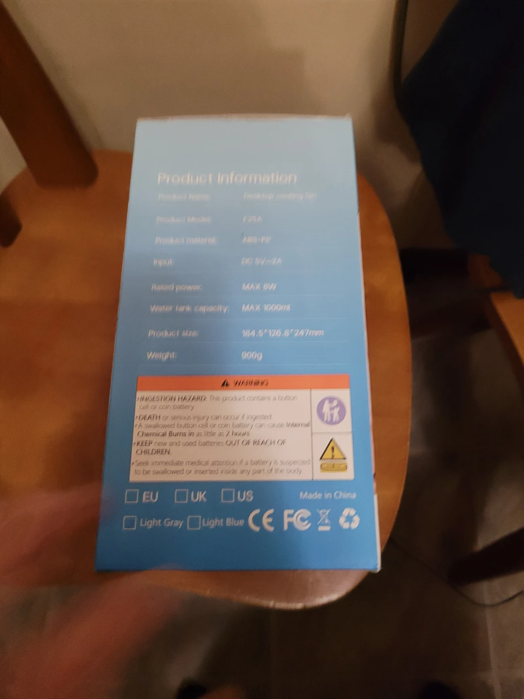Desktop Cooling Fan With Mister - photo 2