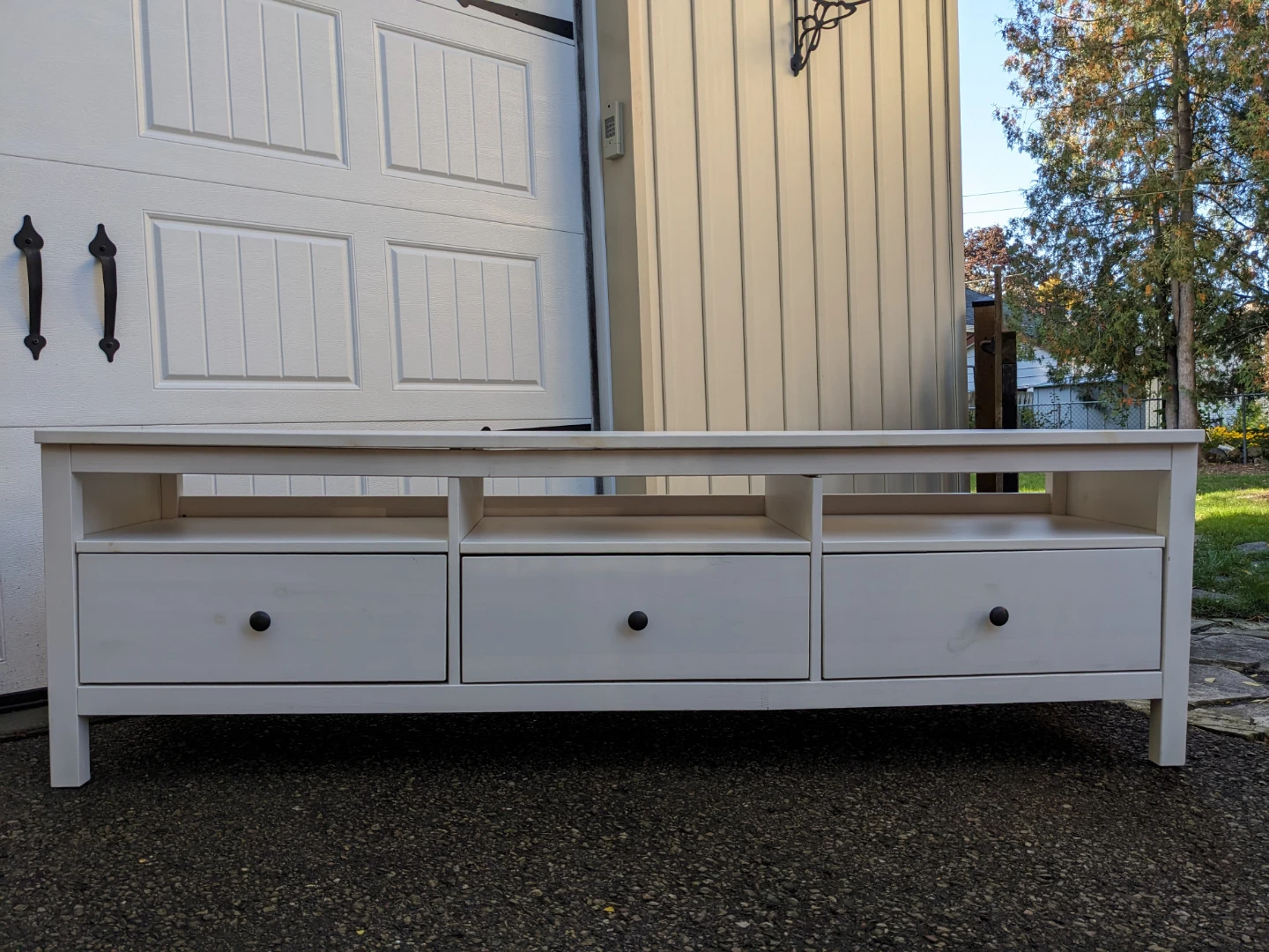 Ikea HEMNES TV Stand in Solid Pine