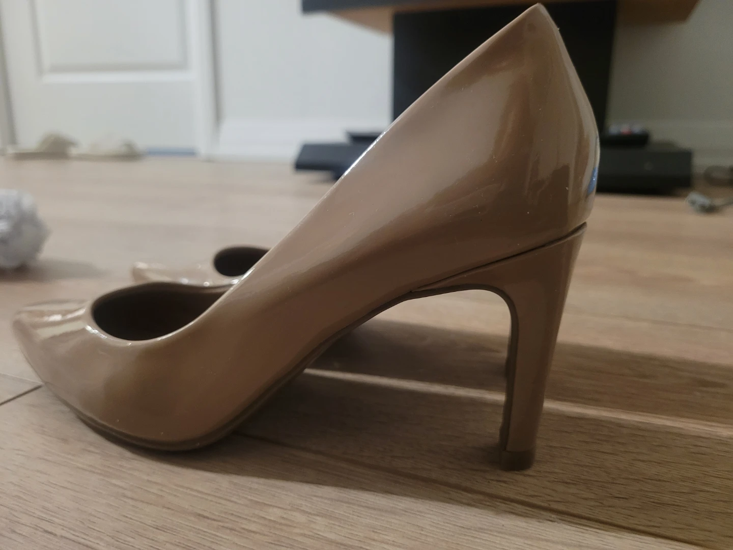 M&S Insolia Nude Patent Heels - photo 3