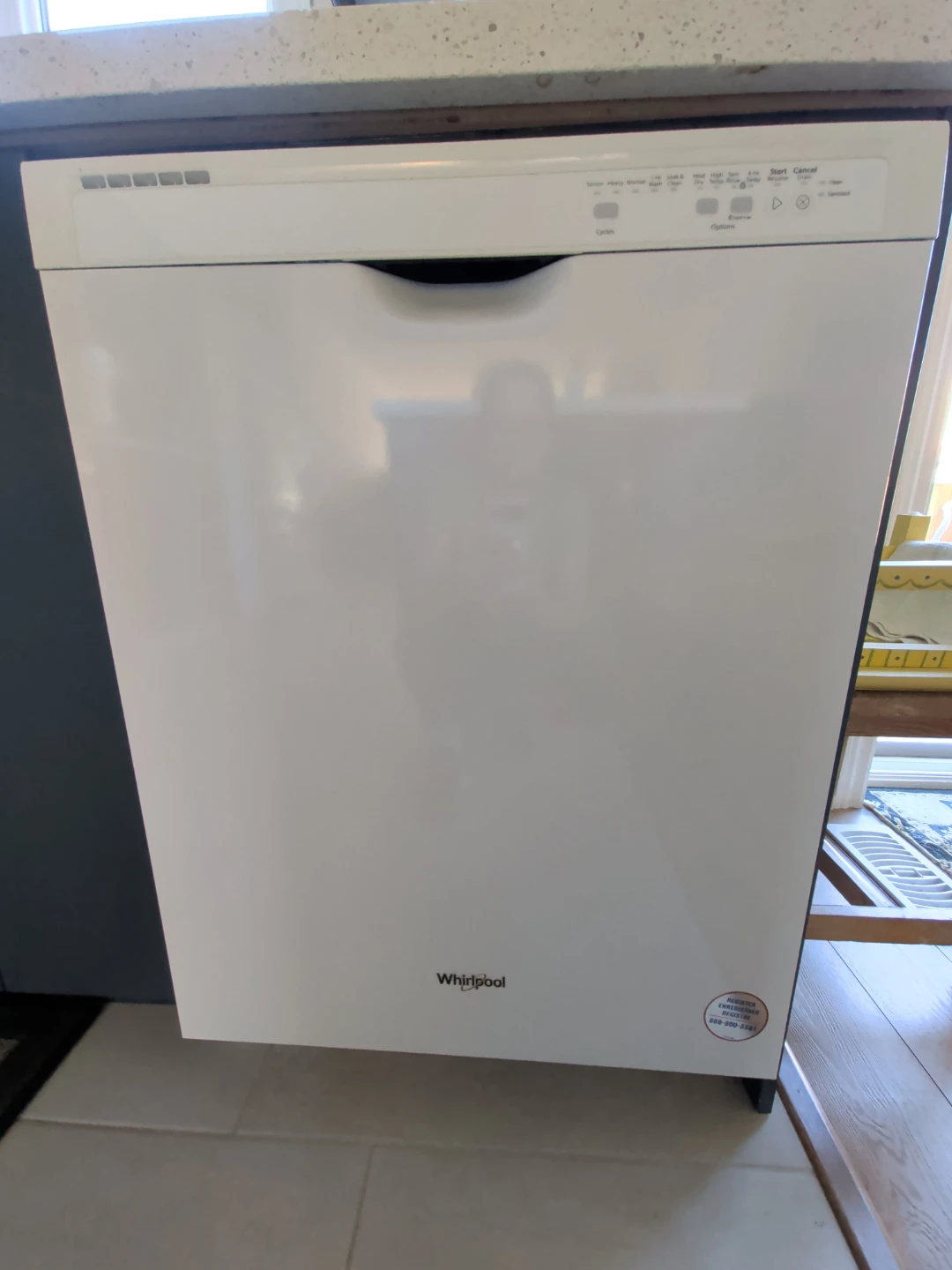 Whirlpool White Dishwasher