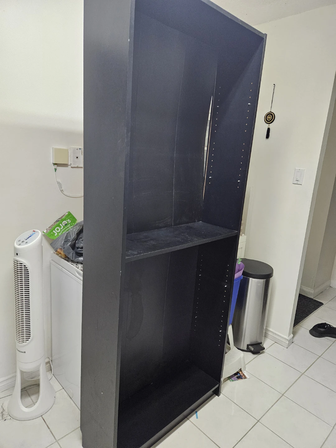 Black Tall Bookshelf