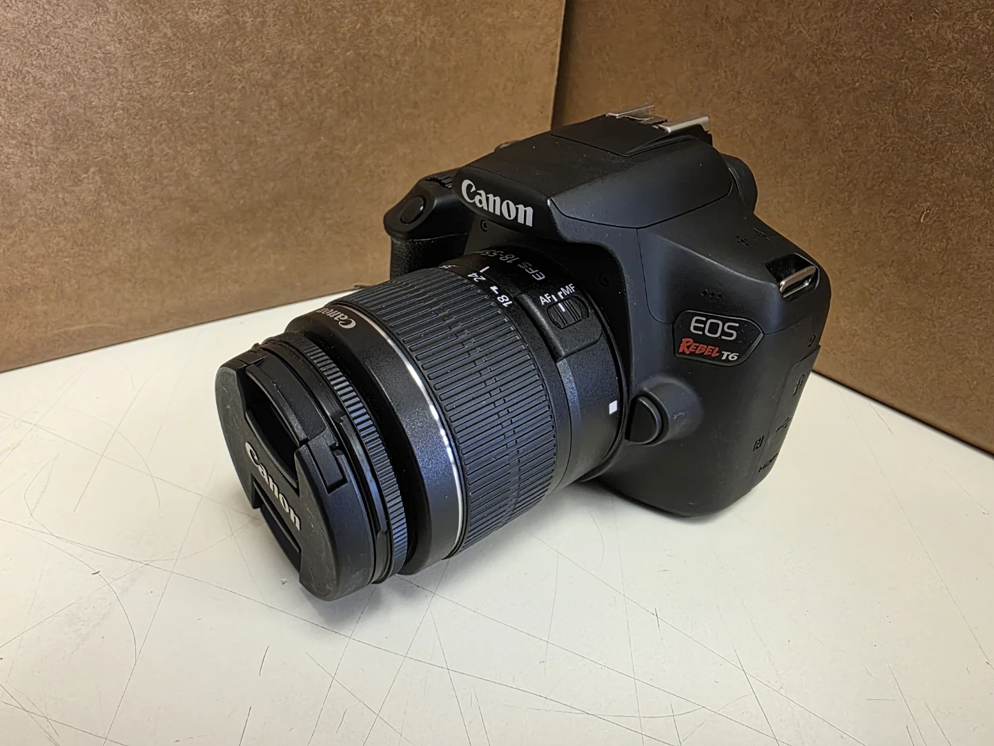 Canon EOS Rebel T6 with 18-55mm Lens