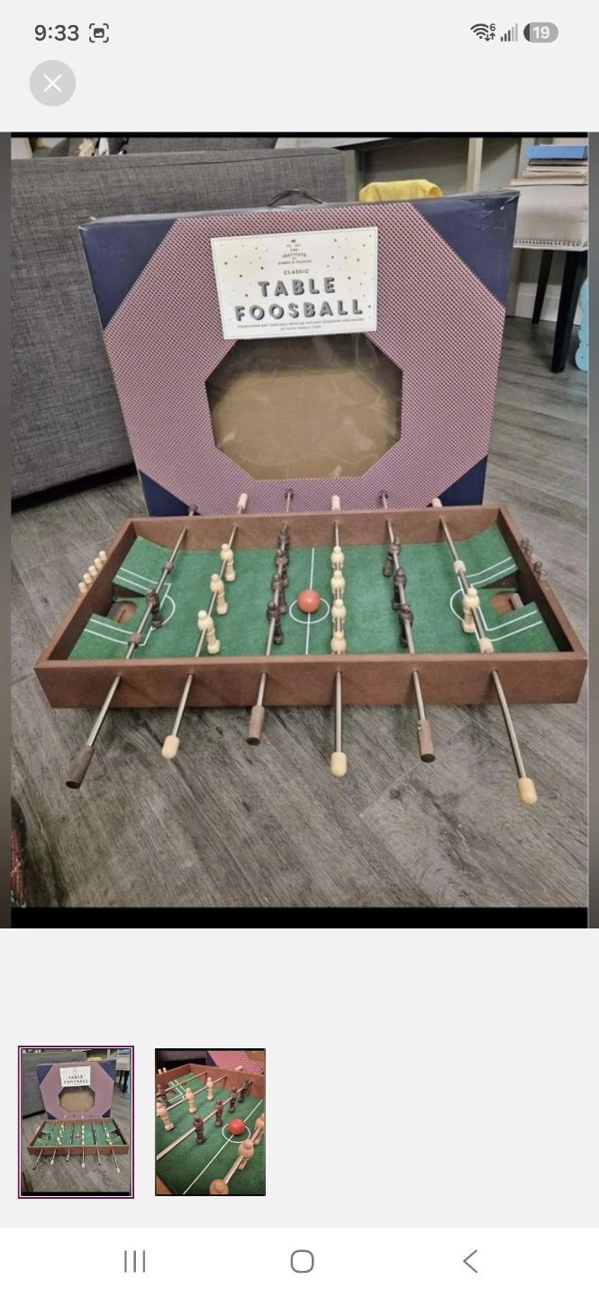 Classic Table Foosball Game - Table Top FOOSBALL JITZ GAME