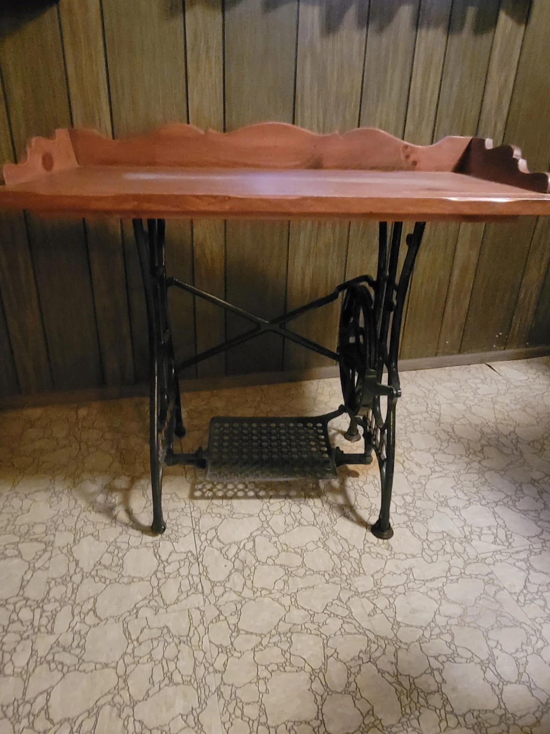 Vintage "White" Brand Sewing Machine Base Table