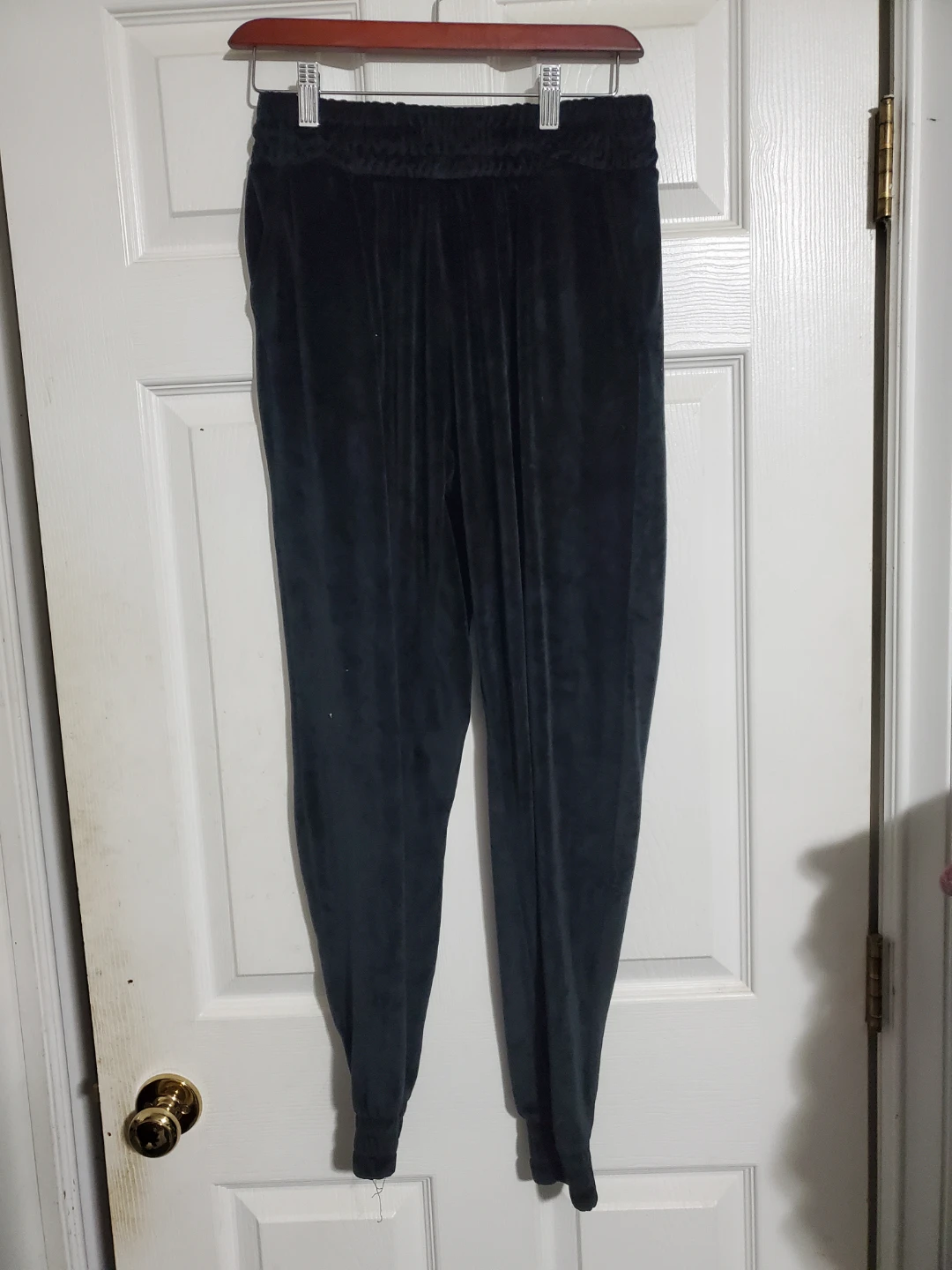 Black Felt Pants
