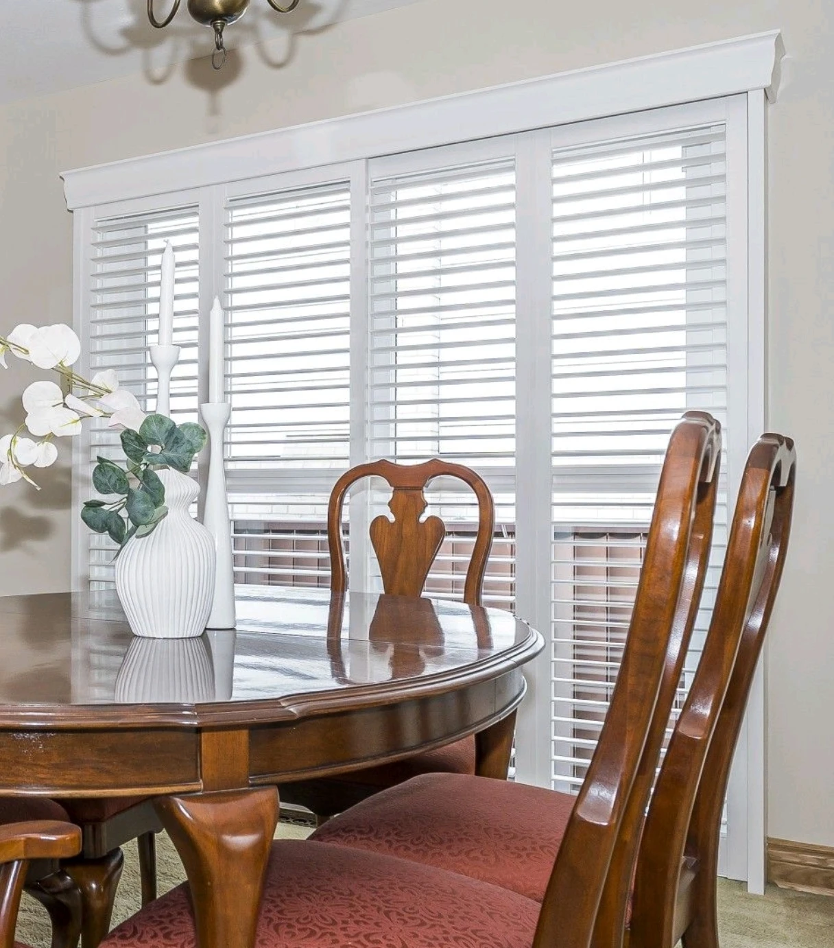 White 6' California Window Shutters