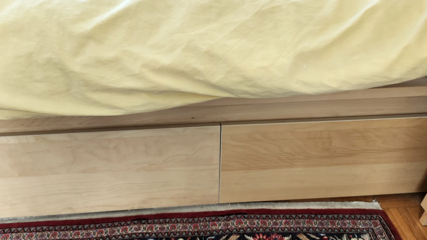 IKEA MALM Bed Frame with Storage Queen Size - photo 3