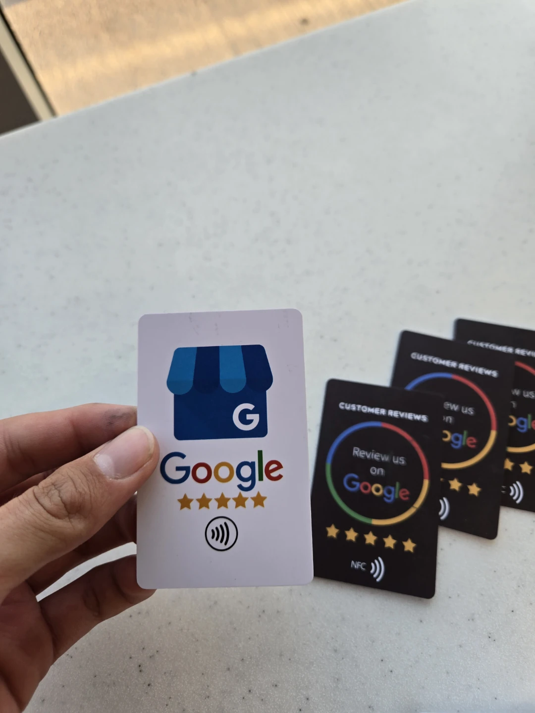 Google Review NFC Cards and Stands - photo 3