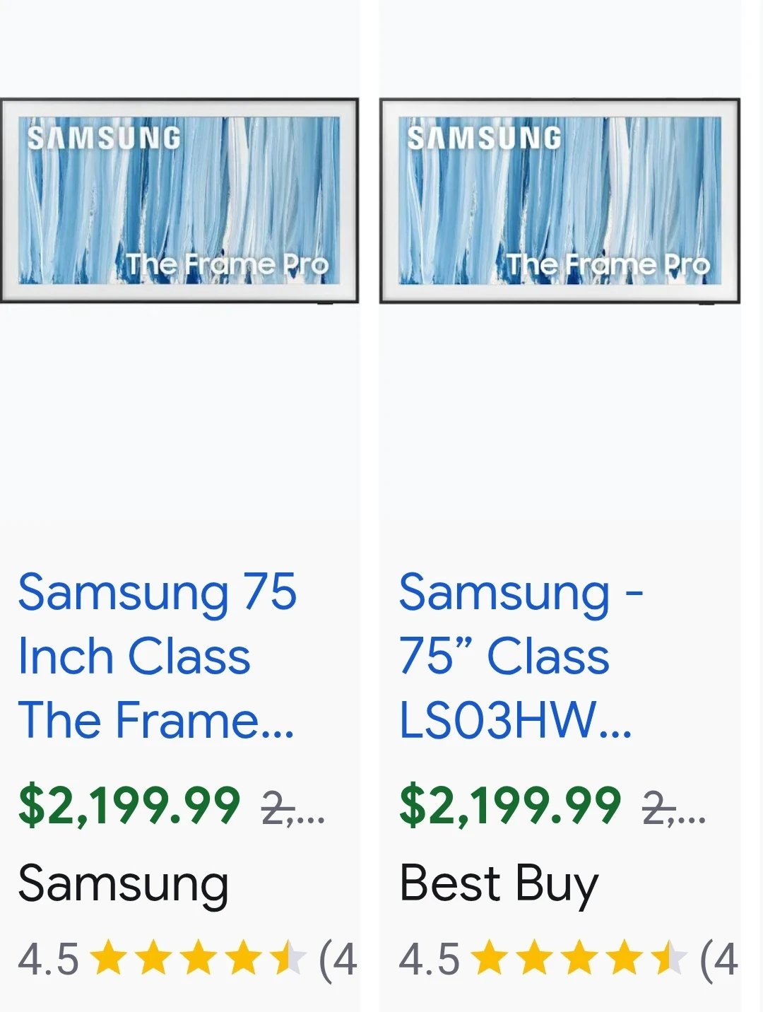 Samsung 75 Inch Class The Frame TV LS03HW - photo 5
