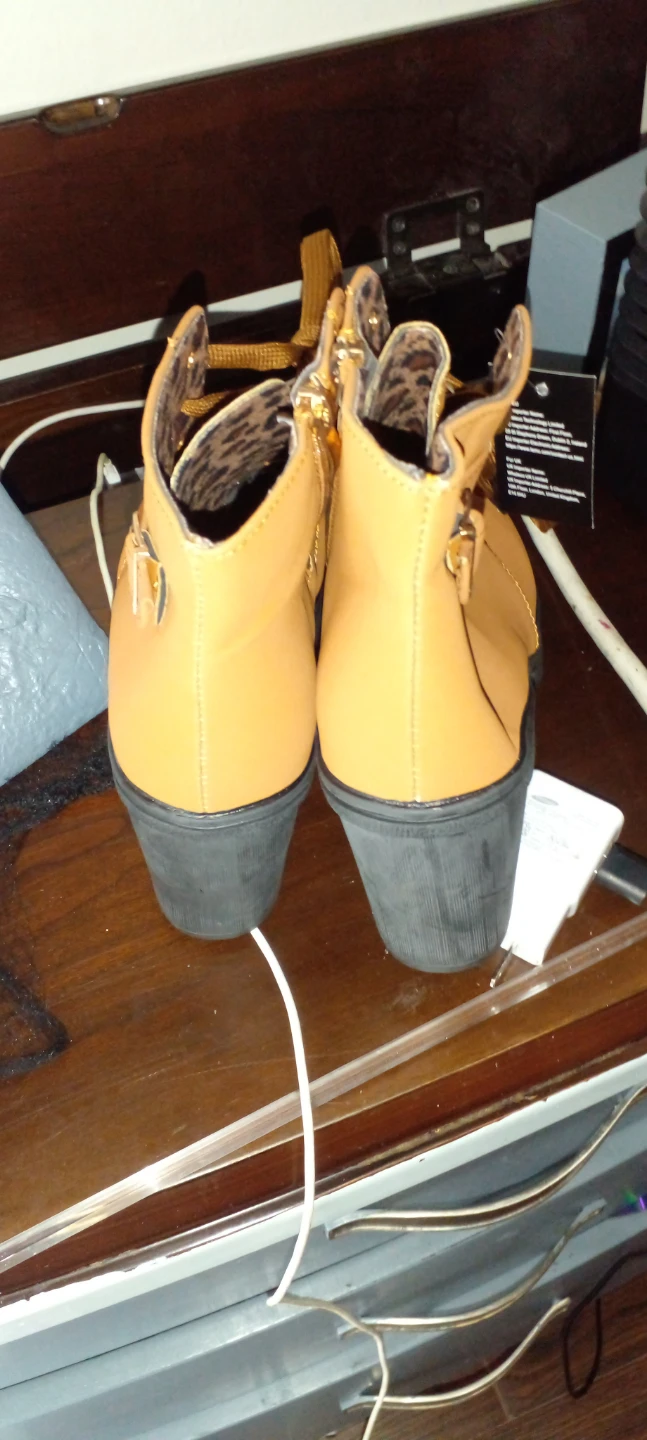 Minzhe Tan Women's Heeled Ankle Boots - photo 3