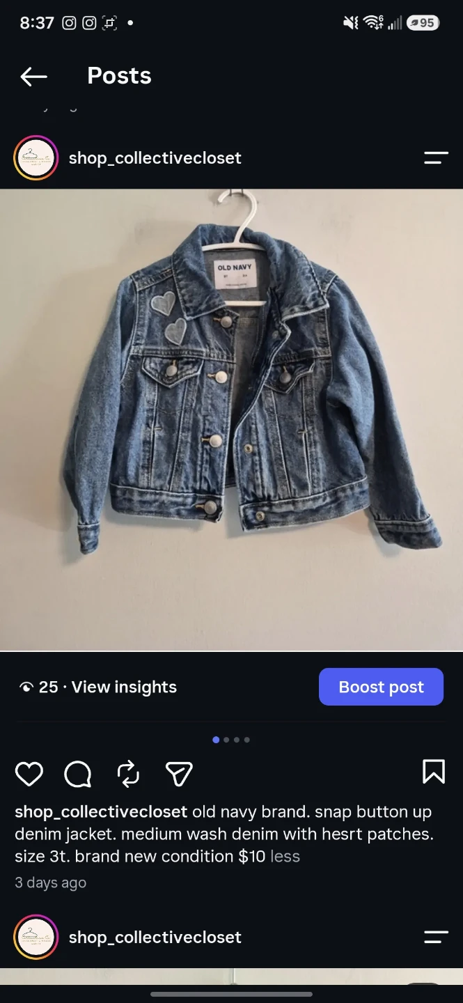 Assorted Childrens Denim Clothing Items - photo 2