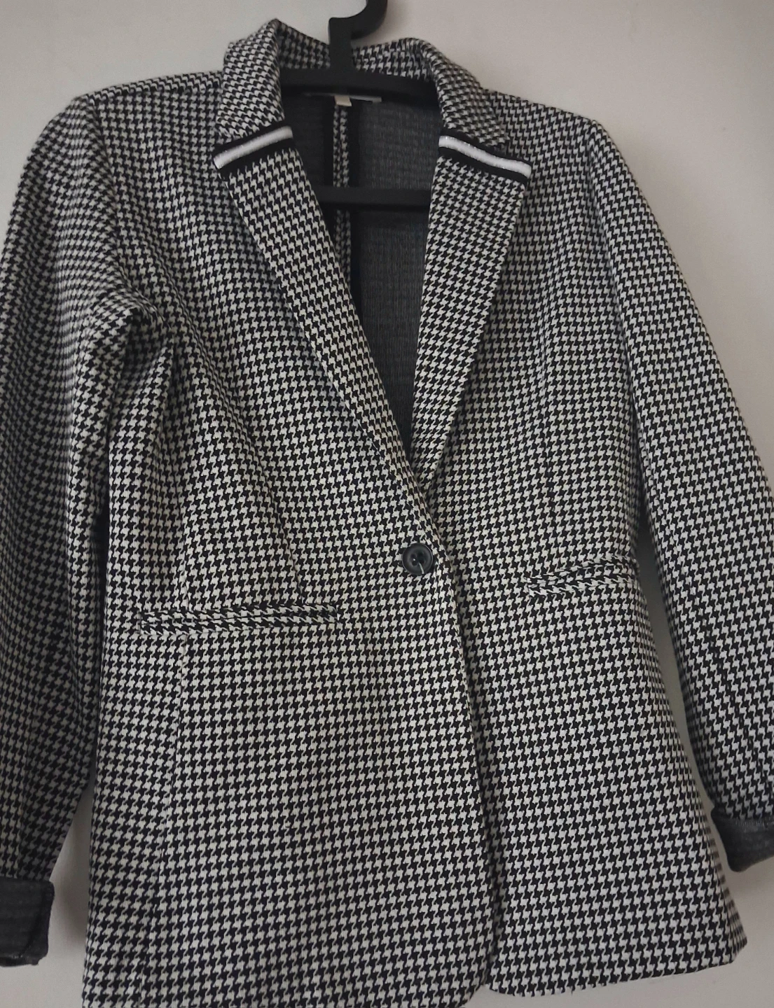 Garcia Houndstooth Blazer - Size S