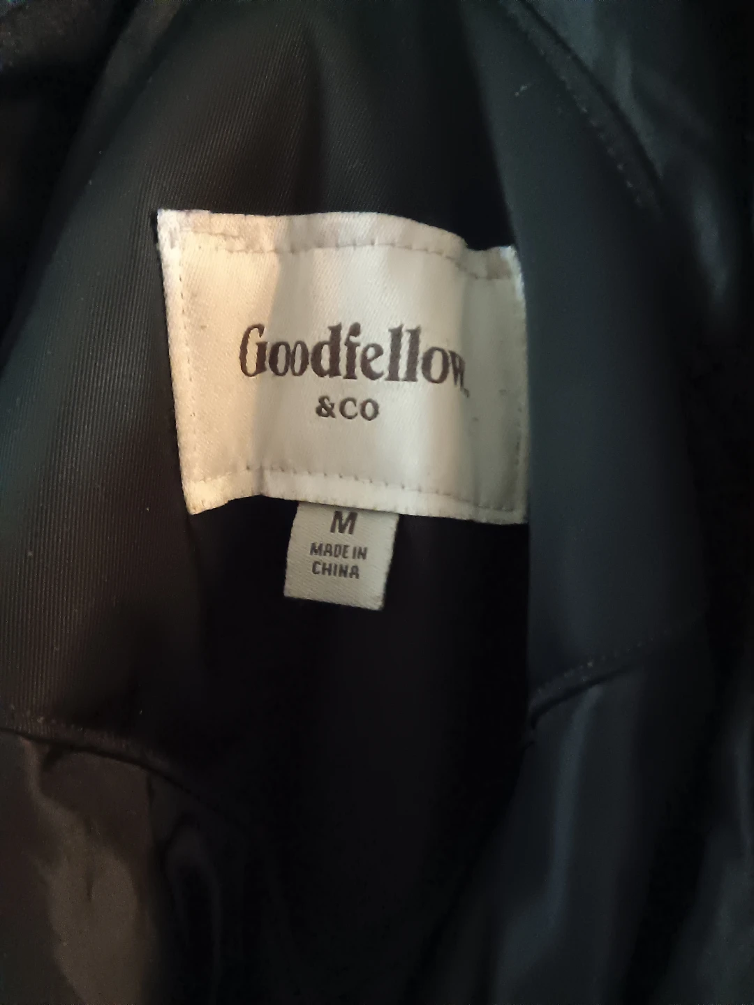 Goodfellow & Co Black Faux Fur Hooded Winter Jacket