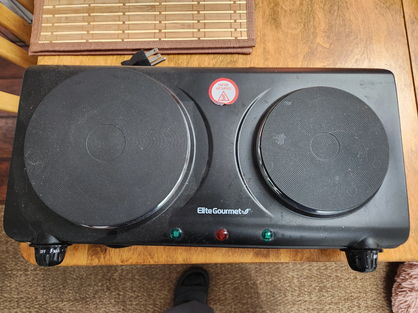 Elite Gourmet Double Burner Hot Plate