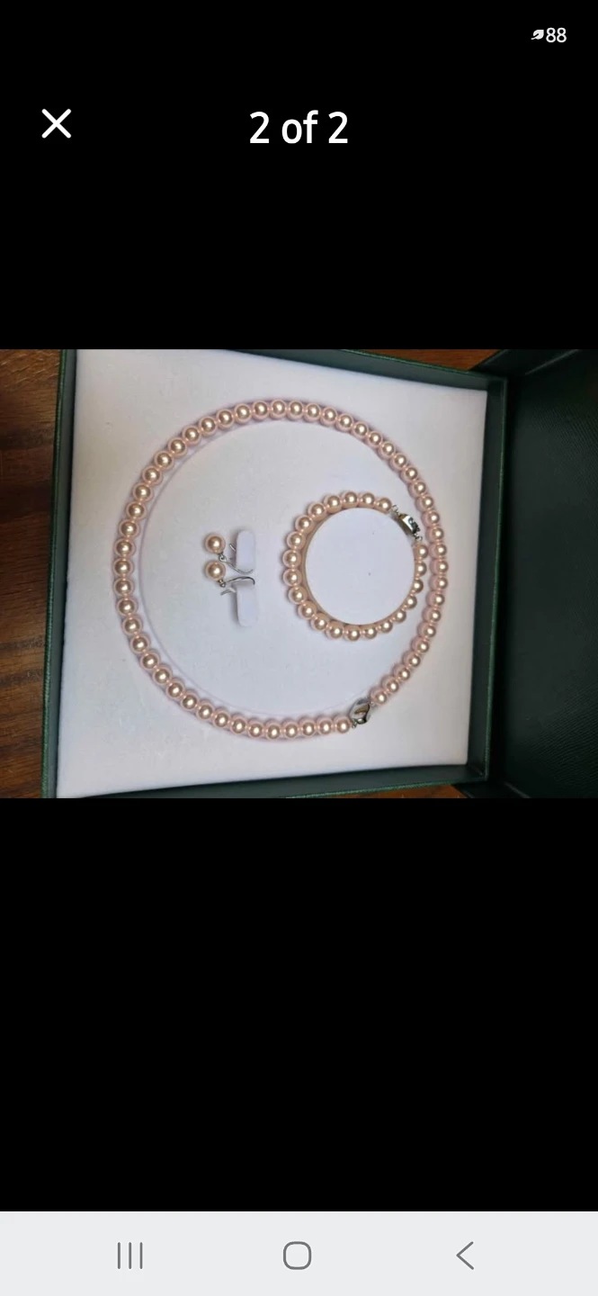 Faux Pearl Jewelry Set - photo 2