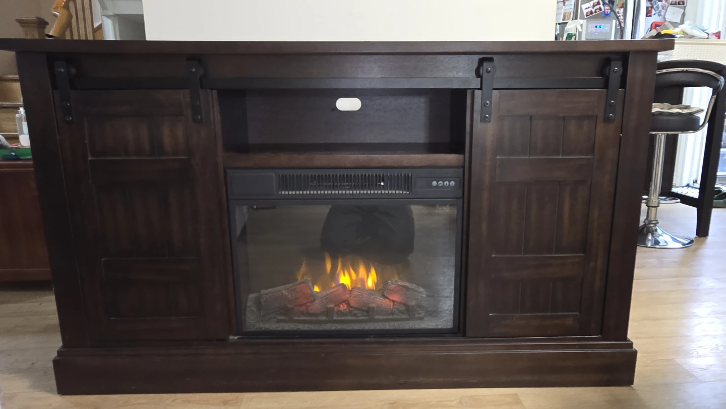 Electric fire pit / TV stand