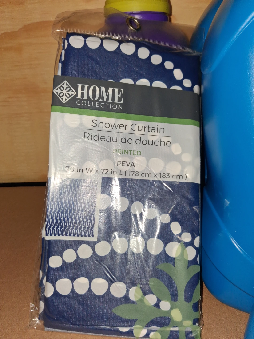Home Collection Printed PEVA Shower Curtain