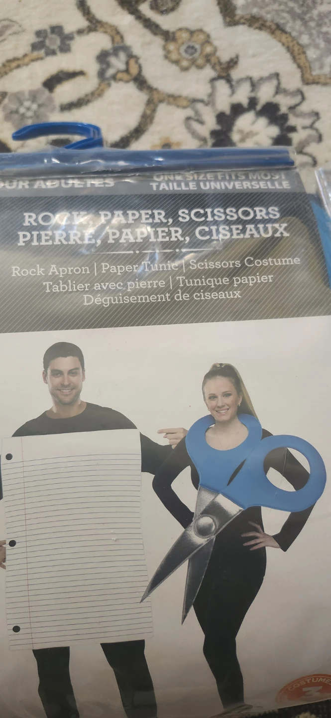 Way to Celebrate Rock, Paper, Scissors Costume Set - photo 2