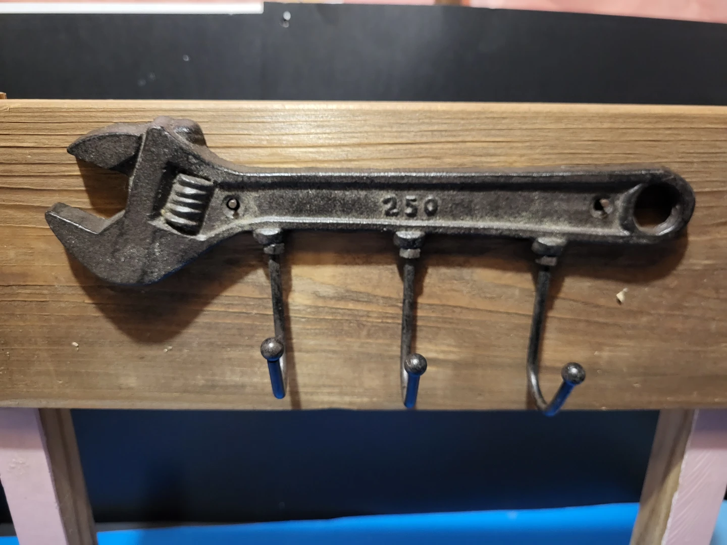 Cast Iron Wrench Wall Hook