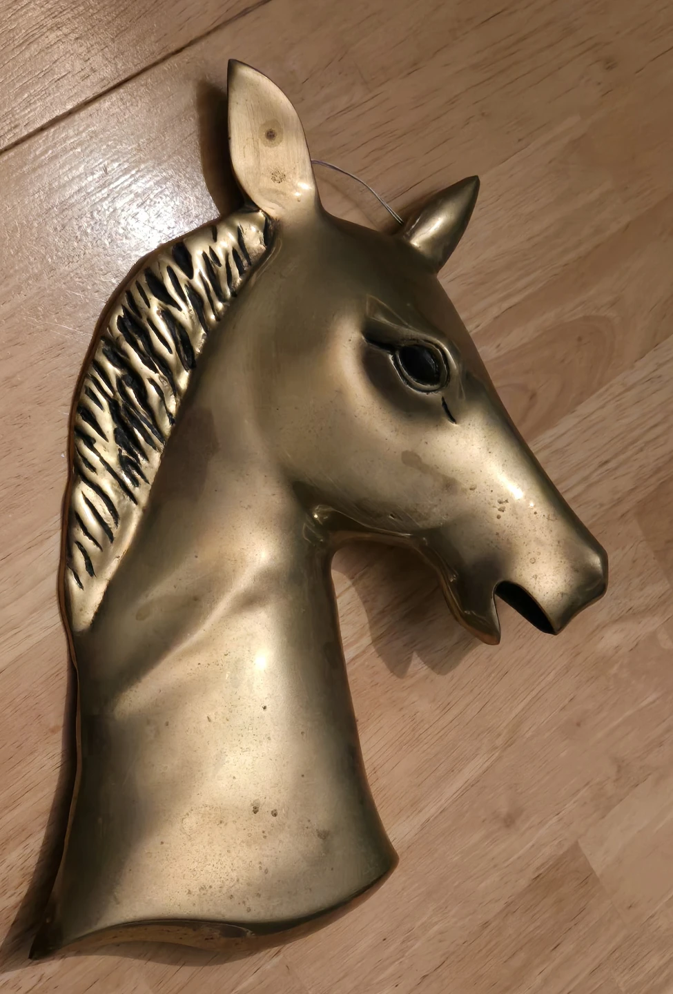 Solid Brass Stallion Head - photo 2