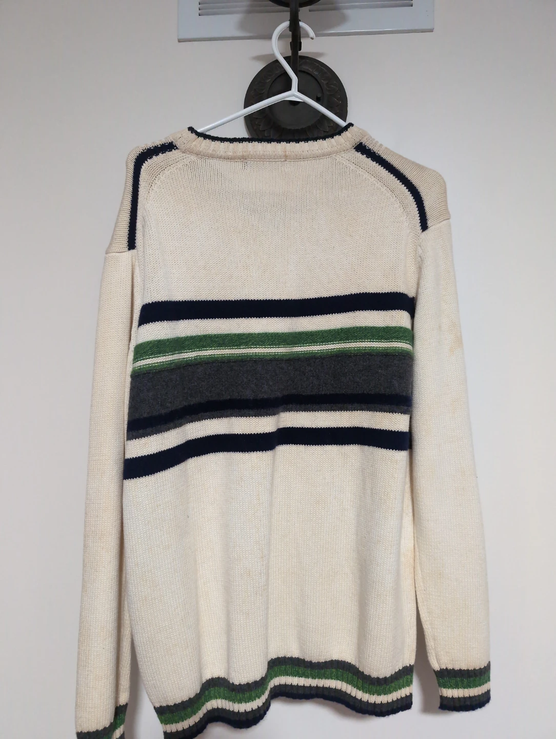 Woodland Striped V-Neck Sweater - photo 3