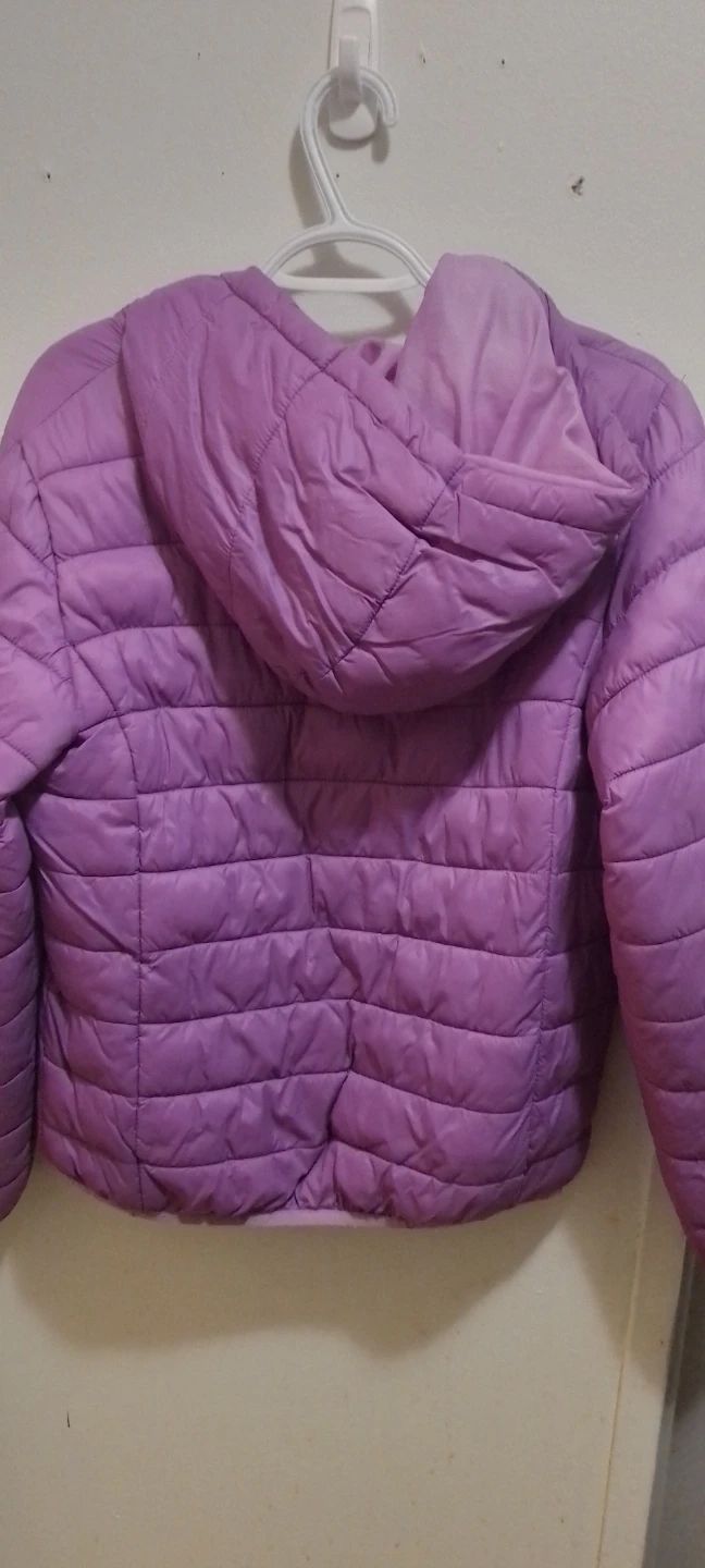 George Quilted Hooded Jacket Purple - photo 3