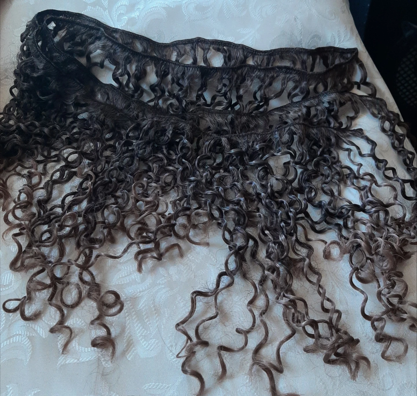 Curly Brown Hair Extensions - photo 3