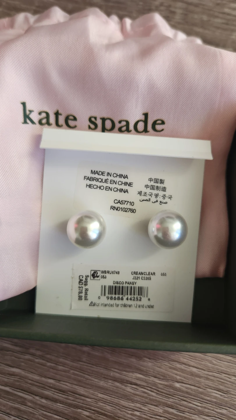 Kate Spade Disco Pansy Stud Earrings - photo 2