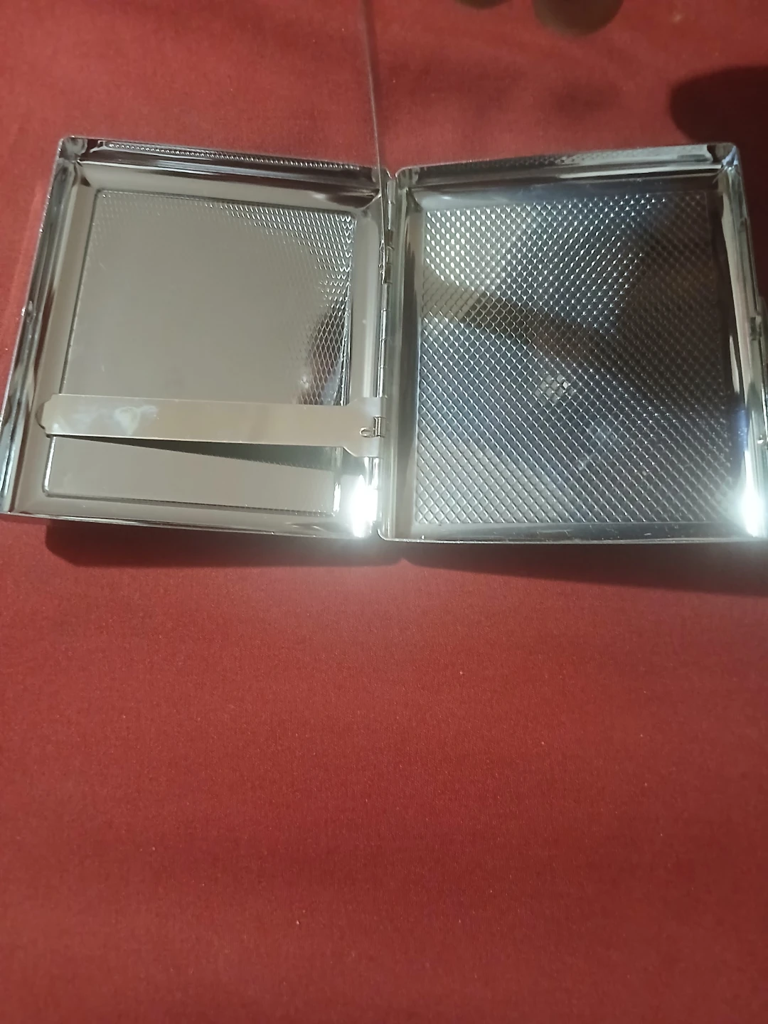 Chrome Motorcycle Picture Cigarette Case - photo 4