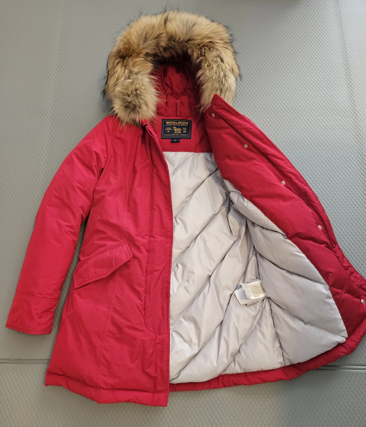 Woolrich Red Down Winter Jacket - photo 3