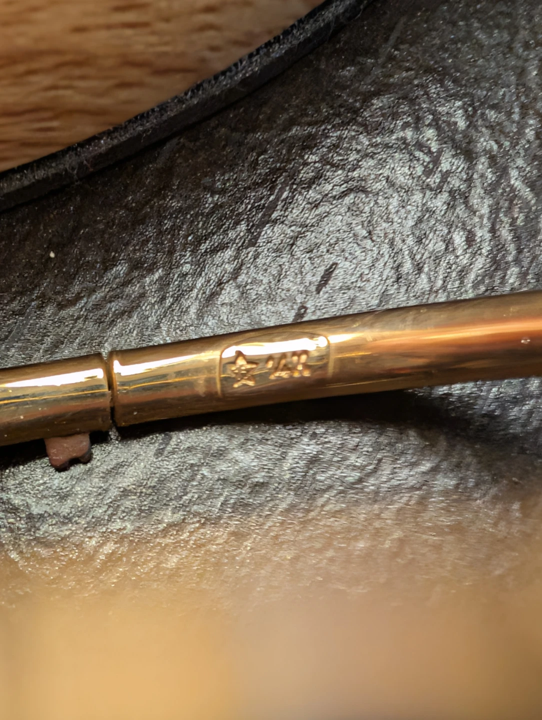 14K Gold Bangle Bracelet