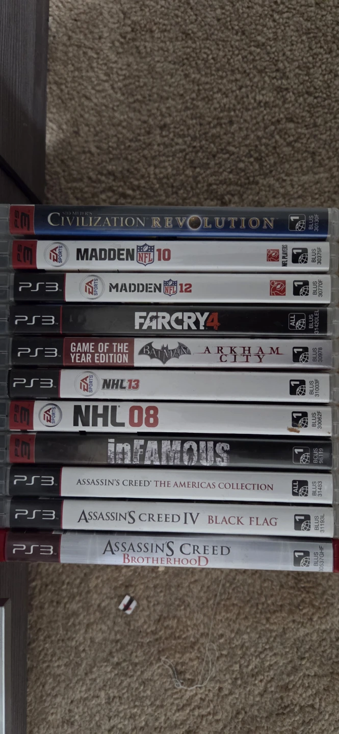 Sony PlayStation 3 Console with 11 Games - photo 3