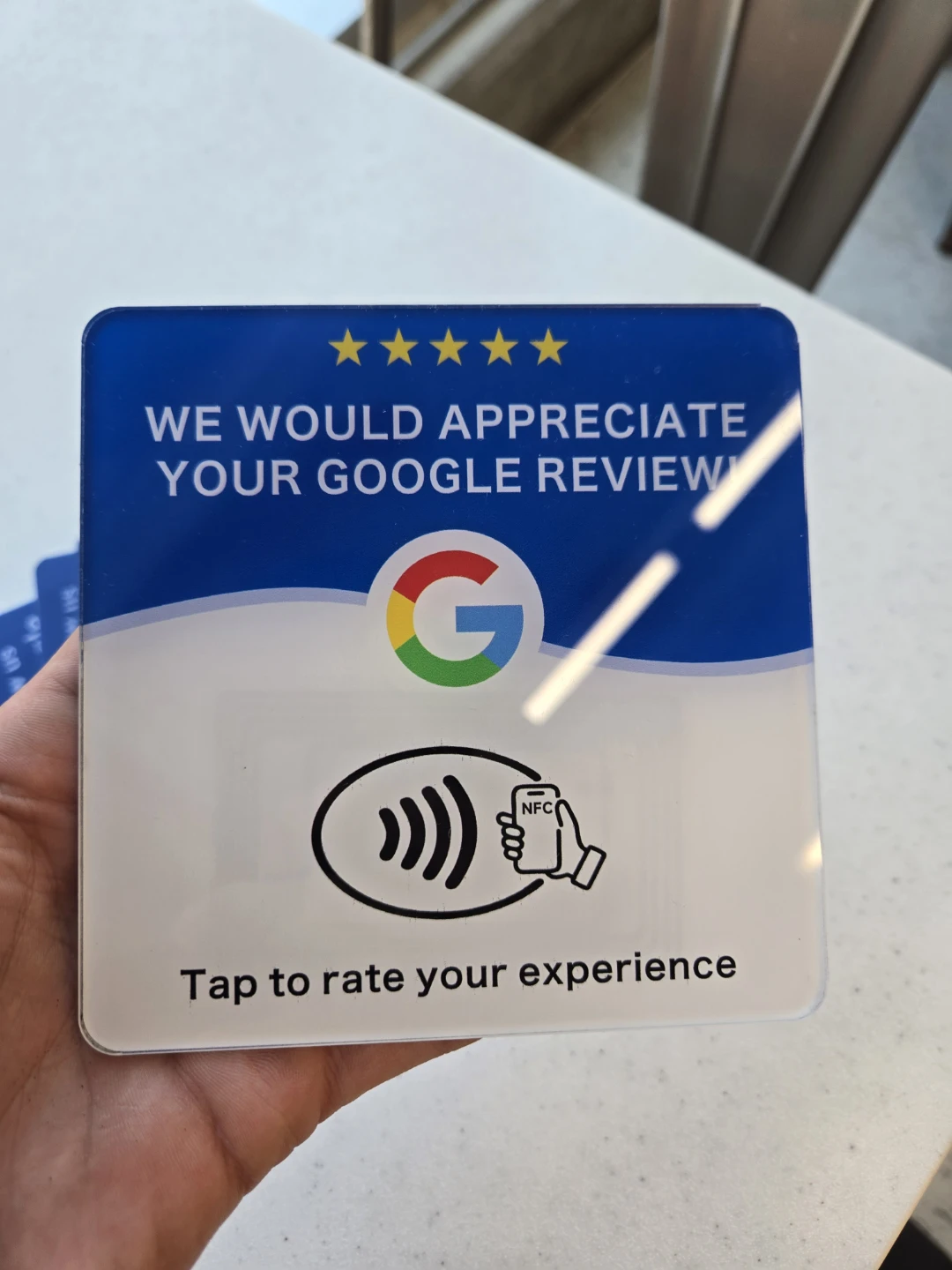 Google Review NFC Cards and Stands - photo 5