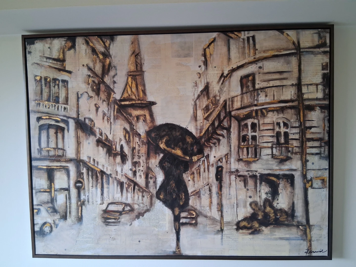 Rennie Parisian Street Scene Canvas Print - photo 2