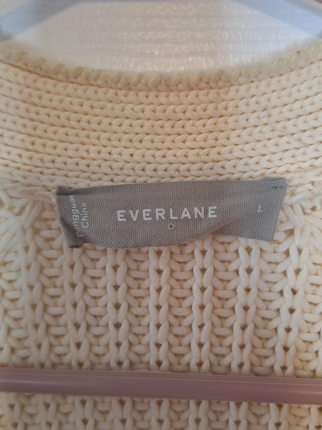 Everlane Cream Cardigan Size Large - photo 3